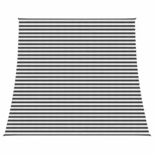 Ristkülikukujuline varjupuri terrassile, antratsiit ja valge HDPE, 5 x 4 m