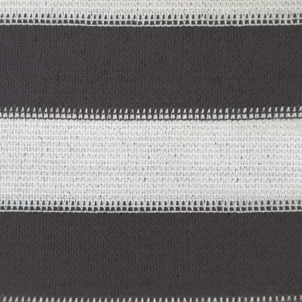 Ristkülikukujuline varjupuri terrassile, antratsiit ja valge HDPE, 5 x 4 m – 7