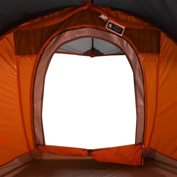 Veekindel matkatelk 1 inimesele, kuppel, hall ja oranž, 130 x 250 x 97 cm – 12