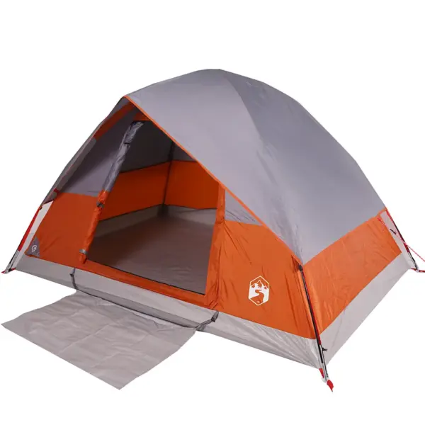 Veekindel 2 inimese kuppeltelk, oranž matkatelk, 215 x 150 x 127 cm – 5