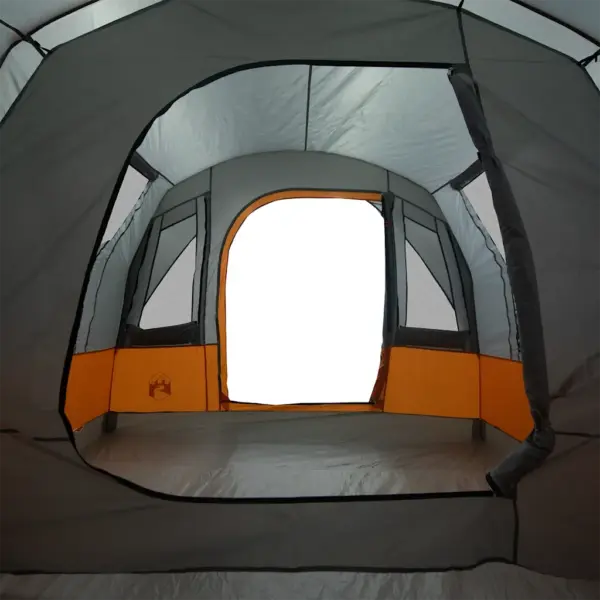 Veekindel tunneltelk varikatusega, 3-le, hall ja oranž, 400 x 260 x 210 cm – 9