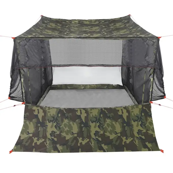 Veekindel autotelk 2 inimesele, kamuflaaž, PU-kattega polüester, 356 x 206 x 205 cm – 8