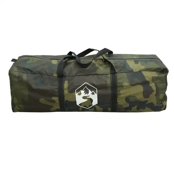 Veekindel autotelk 2 inimesele, kamuflaaž, PU-kattega polüester, 356 x 206 x 205 cm – 9