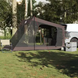 Veekindel autotelk 2 inimesele, pruun, E-pordiga, 356 x 206 x 205 cm