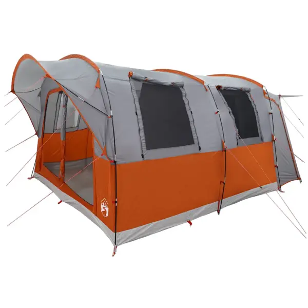 Veekindel autotelk 4 inimesele varikatusega, hall/oranž, 435 x 320 x 213 cm – 4
