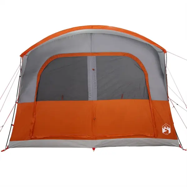 Veekindel autotelk 4 inimesele varikatusega, hall/oranž, 435 x 320 x 213 cm – 7