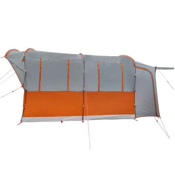 Veekindel autotelk 4 inimesele varikatusega, hall/oranž, 435 x 320 x 213 cm – 8