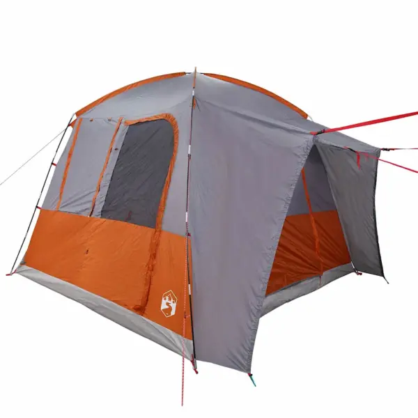 Veekindel autotelk 4 inimesele varikatuse ja kandekotiga, hall/oranž, 314 x 314 x 240 cm, PU-kattega 185T polüester – 5