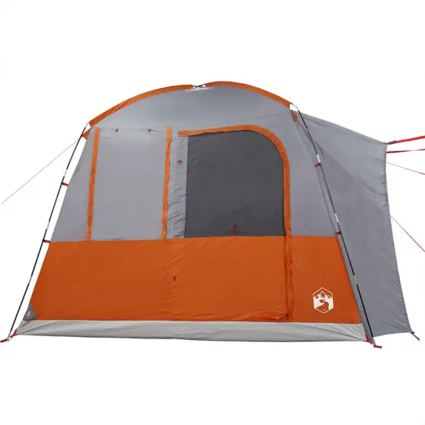 Veekindel autotelk 4 inimesele varikatuse ja kandekotiga, hall/oranž, 314 x 314 x 240 cm, PU-kattega 185T polüester – 7