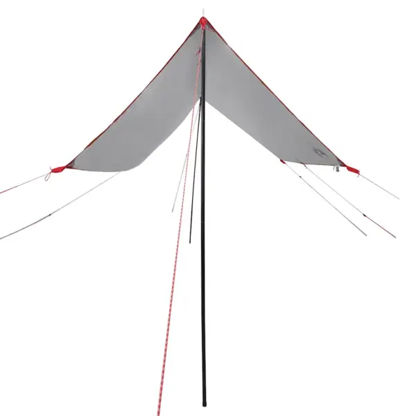 Veekindel autotelk varikatusega, hall ja oranž, 410 x 250 x 200 cm – 4