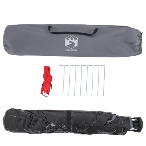 Veekindel rannatelk kiirvabastusega, 2 inimesele, hall, 216 x 152 x 148 cm – 10