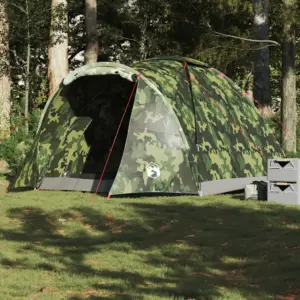 Veekindel kalastustelk 2 inimesele, kamuflaaž, 310 x 226 x 153 cm