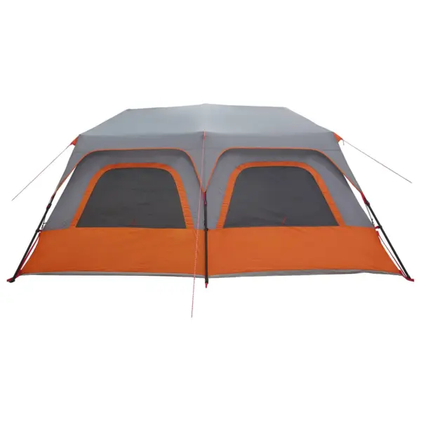 Veekindel kiirtelk 10 inimesele, hall ja oranž, 185T polüester PU-kattega, 438 x 310 x 200 cm - 6