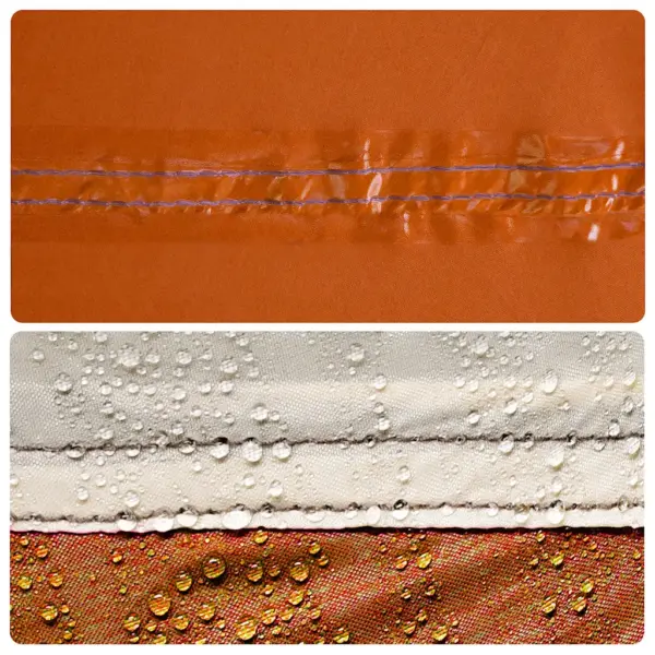 Veekindel matka tuuletõke, hall ja oranž, 490 x 123 cm – 11