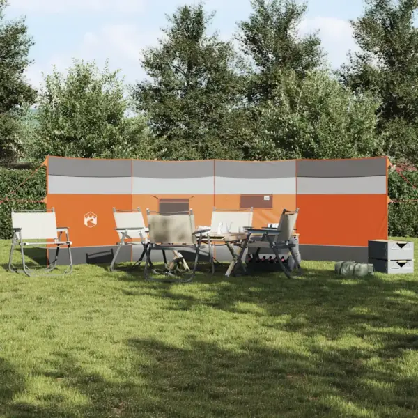 Matka tuuletõke, veekindel, hall ja oranž, 510 x 153 cm – 3