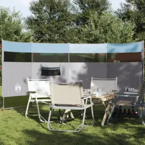 Veekindel matka tuuletõke võrkakendega, sinine, 366 x 152 x 152 cm