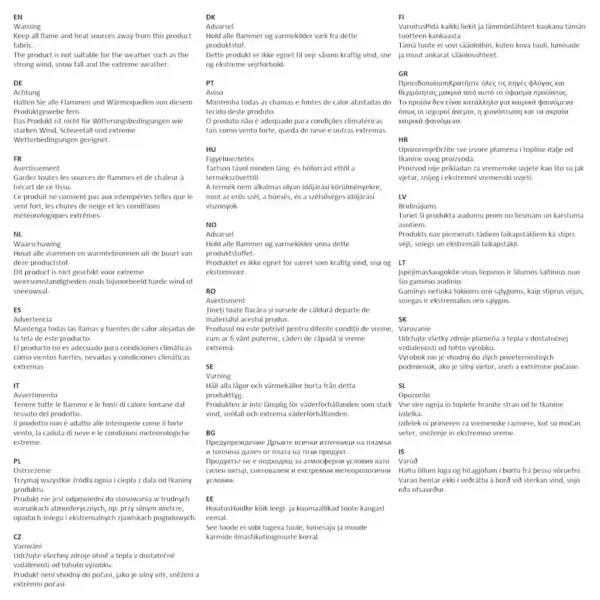 Veekindel matka tuulevari, sinine, 500 x 294 cm, Oxford kangas – 10