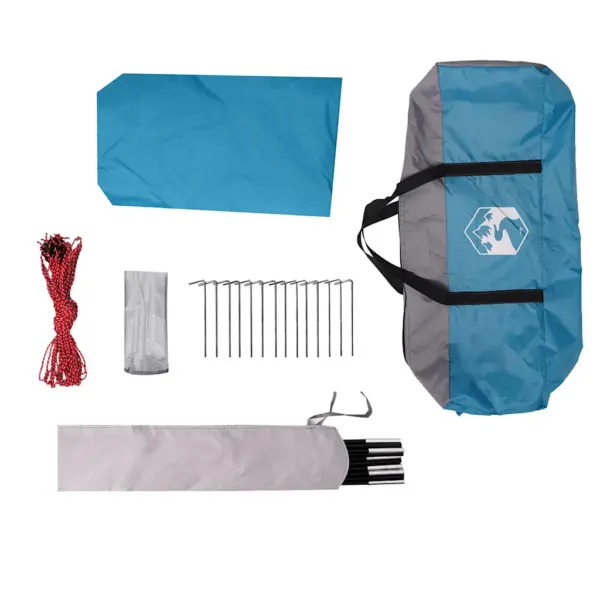 Veekindel matka tuulevari, sinine, 460 x 305 x 210 cm, PU-kattega Oxford kangas – 7