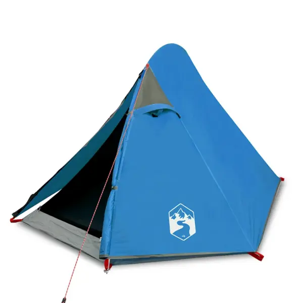 Veekindel kuppelmatkatelk 2 inimesele E-pordiga, sinine, 257 x 147 x 112 cm – 2