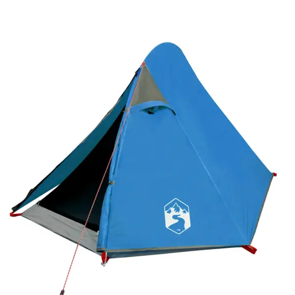 Veekindel kuppelmatkatelk 2 inimesele E-pordiga, sinine, 257 x 147 x 112 cm – 4