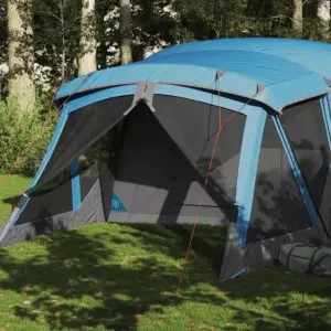 Veekindel matkatelk 4 inimesele eeskoda ja panipaigaga, sinine, 515 x 370 x 220 cm