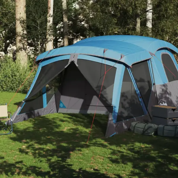 Veekindel matkatelk 4 inimesele eeskoda ja panipaigaga, sinine, 515 x 370 x 220 cm – 3