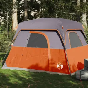 Veekindel matkatelk 4 inimesele, oranž kabiinkujuline telk