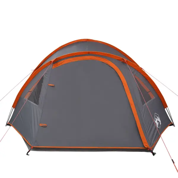 Veekindel kuppelmatkatelk 4 inimesele, oranž, PU-kattega polüester, 300 x 250 x 132 cm – 6