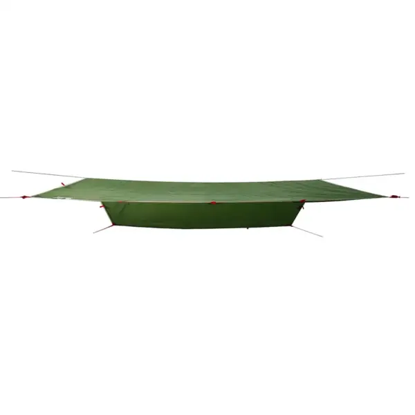 Veekindel matkatuulevari, roheline PU-kattega polüester, 360 x 294 cm – 4