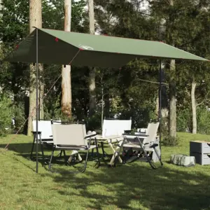 Veekindel matkatuulevari, roheline Oxford-kangas, 360 x 294 cm