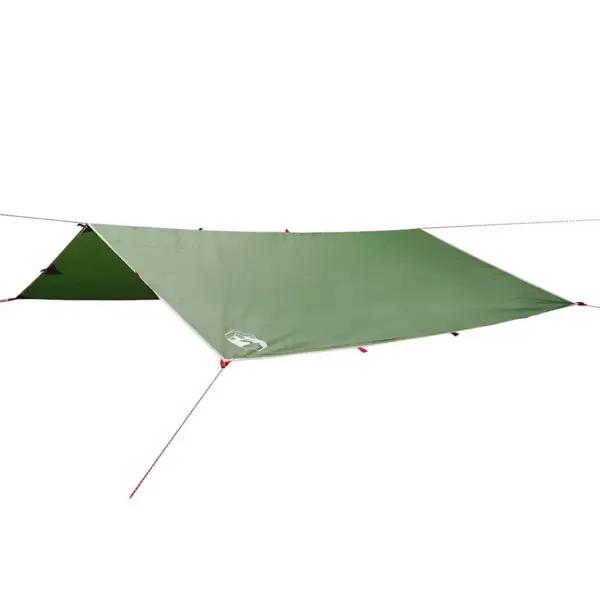 Veekindel matkatuulevari, roheline Oxford-kangas, 360 x 294 cm – 2