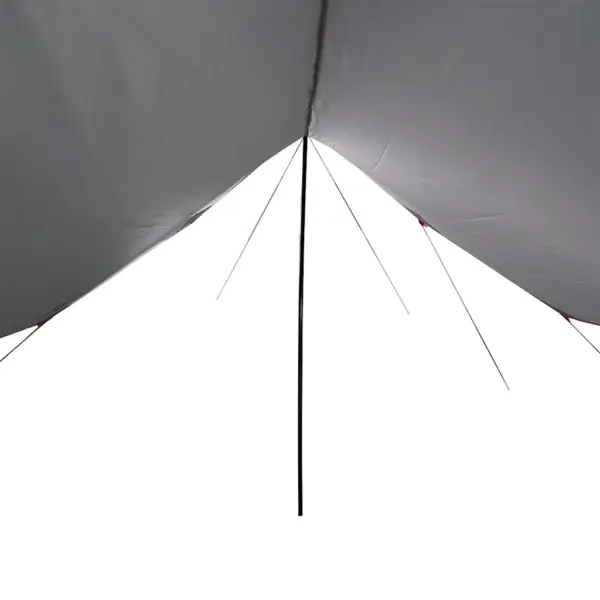 Veekindel matkatuulevari halli ja oranži presentiga, 460 x 305 x 210 cm, PU-kattega polüester – 6