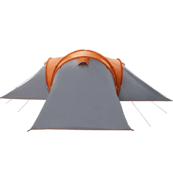 Veekindel peretelk 6 inimesele, hall ja oranž kuppeltelk, 660 x 438 x 196 cm – 9