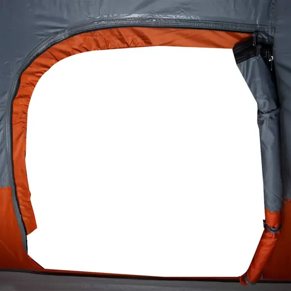 Veekindel kuppel-peretelk 6 inimesele, hall ja oranž, PU-kattega polüester, 335 x 273 x 183 cm – 11