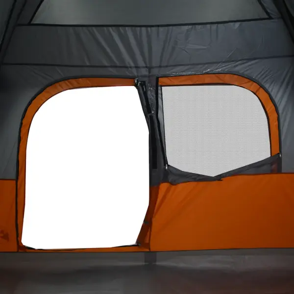 Veekindel peretelk 6 inimesele, oranž kabiinkujuline telk, 310 x 275 x 200 cm – 12