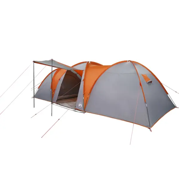 Veekindel peretelk 8 inimesele, kuppeltelk, hall ja oranž, 712 x 270 x 200 cm – 4