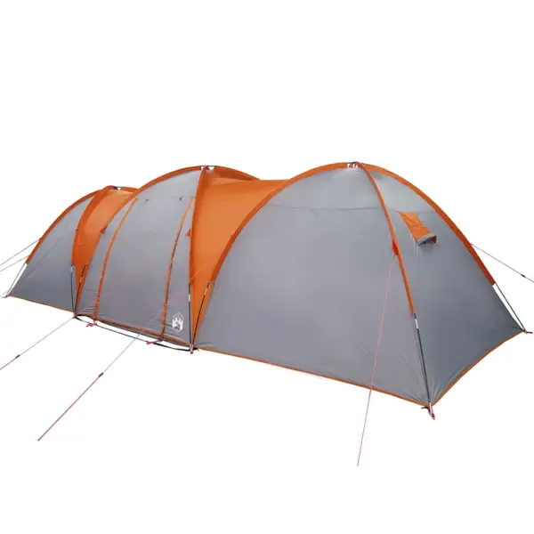 Veekindel peretelk 8 inimesele, kuppeltelk, hall ja oranž, 712 x 270 x 200 cm – 5