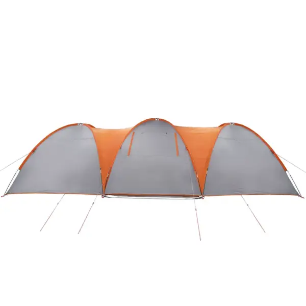 Veekindel peretelk 8 inimesele, kuppeltelk, hall ja oranž, 712 x 270 x 200 cm – 9