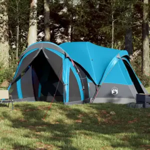 Veekindel peretelk 8 inimesele, sinine tipi telk, 490 x 459 x 196 cm