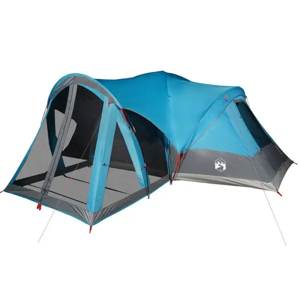 Veekindel peretelk 8 inimesele, sinine tipi telk, 490 x 459 x 196 cm – 4