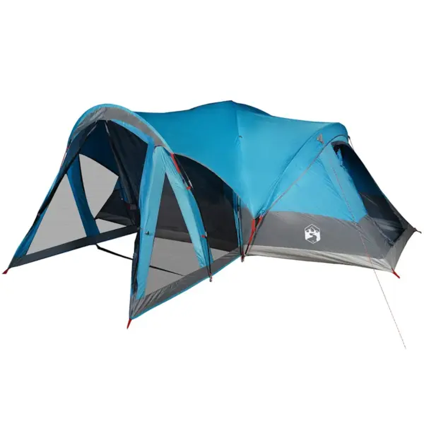 Veekindel peretelk 8 inimesele, sinine tipi telk, 490 x 459 x 196 cm – 5