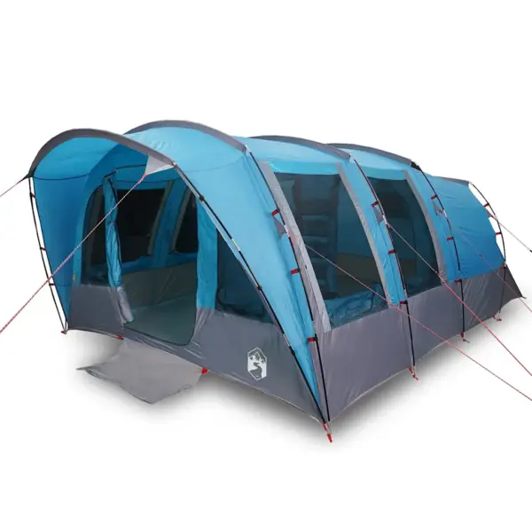 Veekindel sinine tunneltelk 8 inimesele, 3 magamisalaga, 430 x 314 x 178/183 cm – 2