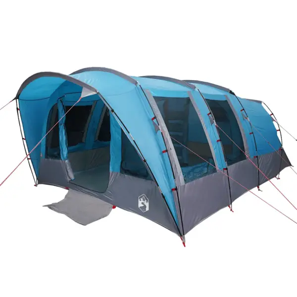 Veekindel sinine tunneltelk 8 inimesele, 3 magamisalaga, 430 x 314 x 178/183 cm – 3