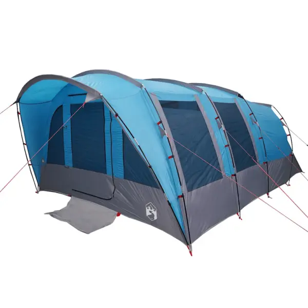 Veekindel sinine tunneltelk 8 inimesele, 3 magamisalaga, 430 x 314 x 178/183 cm – 5