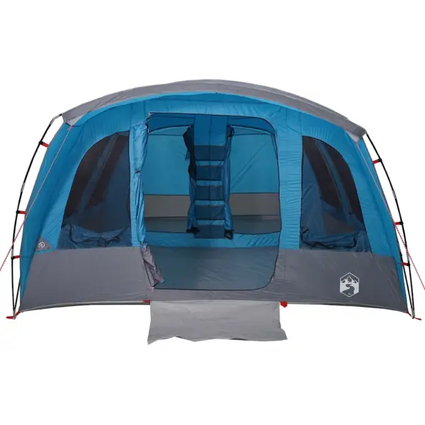 Veekindel sinine tunneltelk 8 inimesele, 3 magamisalaga, 430 x 314 x 178/183 cm – 7
