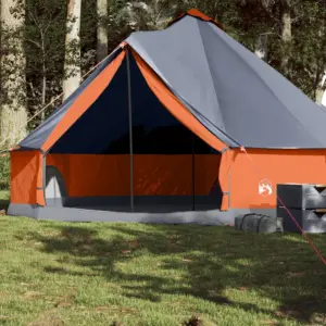 Veekindel peretelk 8 inimesele, tipi kujuline, hall ja oranž, 410 x 410 x 250 cm