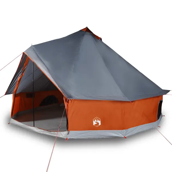 Veekindel peretelk 8 inimesele, tipi kujuline, hall ja oranž, 410 x 410 x 250 cm – 4