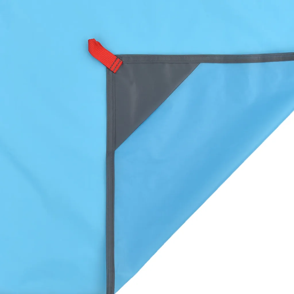 Veekindel piknikutekk kinnitusvaiade ja kandekotiga, sinine, 205 x 155 cm