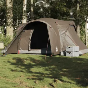 Veekindel pruun peretelk 6 inimesele, kuppeltelk, 375 x 225 x 176 cm