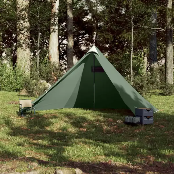 Veekindel roheline tipi peretelk 7 inimesele, PU-kattega polüester – 3